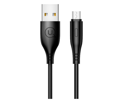Kabel USAMS Kabel U18 microUSB 2A Fast Charge 1m czarny